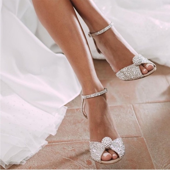 Like new Jimmy CHOO Sacora 100 Sandals with Crystals Sphere Detail 38.5 - Picture 5 of 17